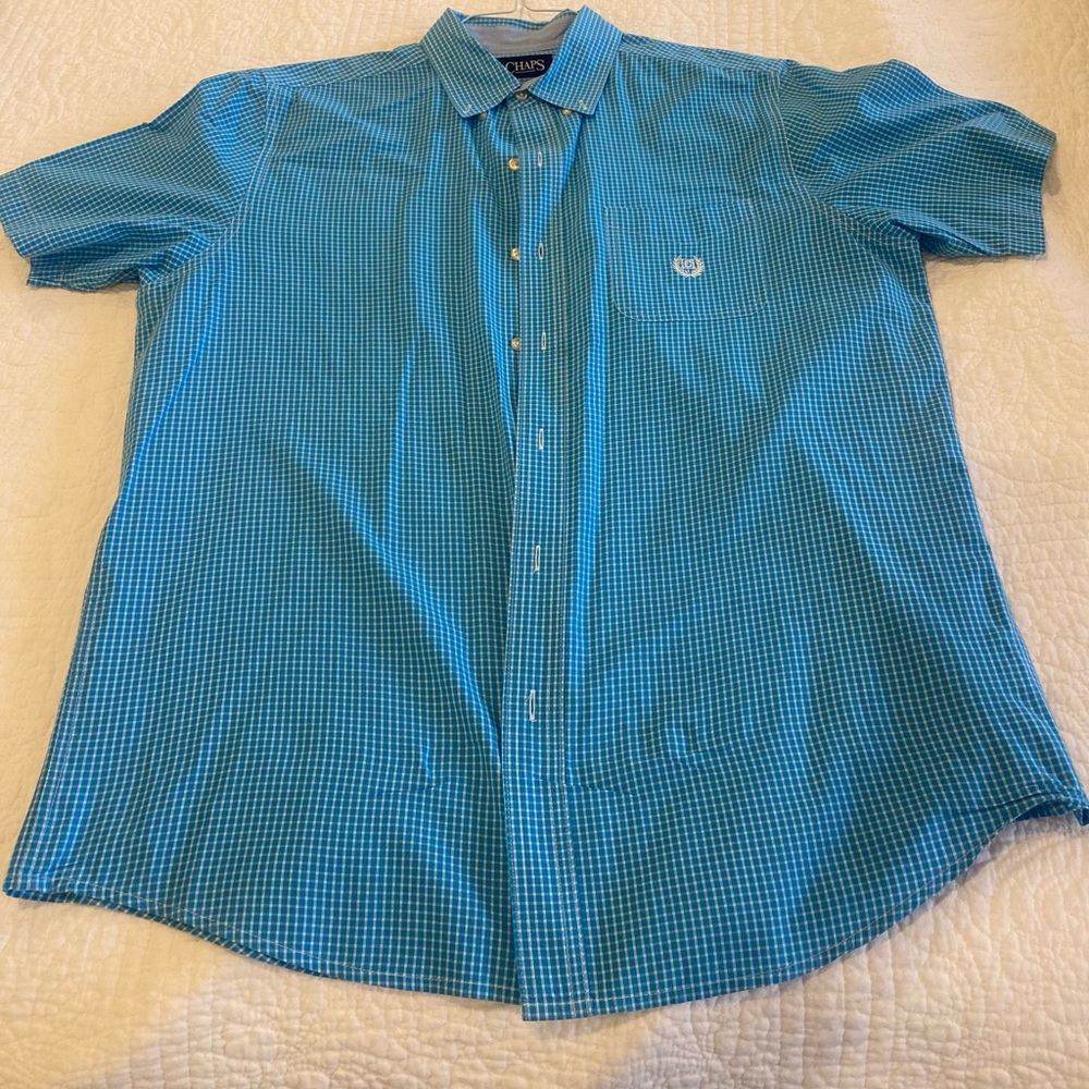 Chaps Short Sleeve Button Down
